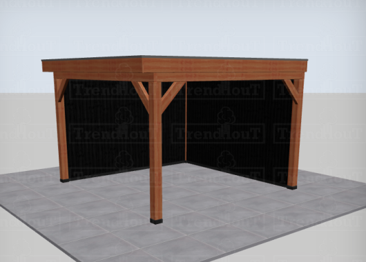 Zelfbouwpakket Plat dak Traditioneel 3405x3405 mm