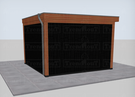 Zelfbouwpakket Plat dak Traditioneel 3405x3405 mm