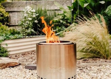 HerQs Smokeless FirePit Blaze incl gratis zak houtpellets