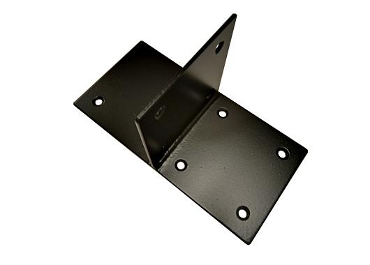 Houtverbinding T-stuk  115x223mm Zwart gepoedercoat Zwart HV-13