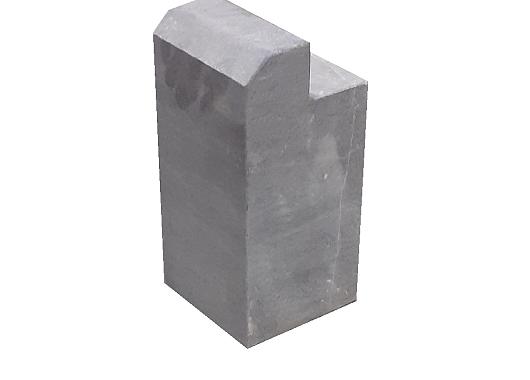 Stopblok met facetrand  120x120mm Geen coating  ARD-08