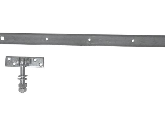 Verstelbaar poortbeslag   670mm [5mm] Galvanisch verzinkt  LUX-99