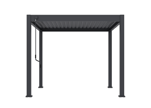 Tuindeco Advance line vrijstaande aluminium overkapping 300 x 300 x 255 cm antraciet        P214958