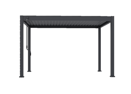 Tuindeco Advance line vrijstaande aluminium overkapping 300 x 400 x 255 cm antraciet        P214959