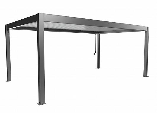 Pergola Gr. 6 x 3,5 kwartsgrijs / wit  B485830