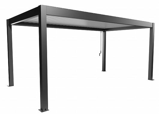 Pergola Gr. 5,5 x 3 donkergrijs / wit  B445720