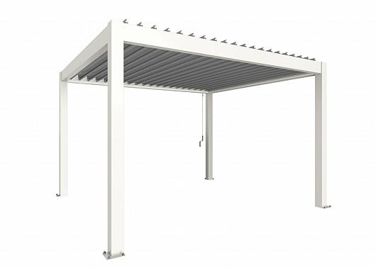 Pergola Gr. 4 x 3,5 wit / zilver-met  B419430