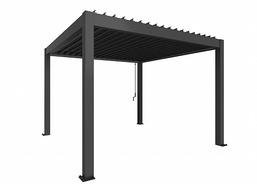 PERGOLA 3,5 x 3,5 donkergrijs met.  B440330