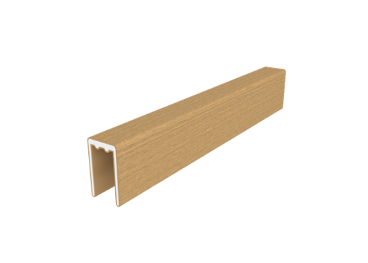 NewTechWood aluminium co-extrusie frameset t.b.v scherm i.c.m betonpalen, Red Cedar   1064272