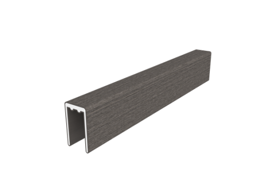 NewTechWood aluminium co-extrusie frameset t.b.v scherm i.c.m betonpalen, Silver gray   1064271