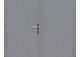 Hardhouten dubbele dichte deur Prestige, 202 x 221 cm, grijs gegrond.     1017096