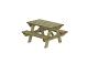 Kinderpicknicktafel 90x90cm  0411