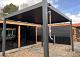 Aluminium Pergola lamellendak  vrijstaand 300x300 cm handbediend