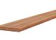 Hardhouten geprofileerd dekdeel, 1 zijde V-groeven, 1 zijde glad 28x190mm
