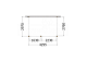Aanbouwveranda Modena 4300x3000x2700mm (bxdxh) links    52.7206