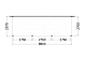 Aanbouwveranda Modena 8900x3000x2700mm (bxdxh)    52.7254