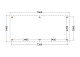Constructiepakket plat dak | 7660x3460x2500mm | fijnbezaagd Douglas     CP-10.1010
