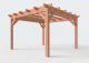 Constructiepakket plat dak | 4105x4105x2500mm | fijnbezaagd Douglas     CP-10.1026