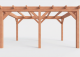 Constructiepakket plat dak | 5310x4105x2500mm | fijnbezaagd Douglas     CP-10.1028