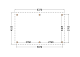 Constructiepakket plat dak | 6370x4105x2500mm | fijnbezaagd Douglas     CP-10.1031