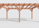 Constructiepakket plat dak | 6370x4105x2500mm | fijnbezaagd Douglas     CP-10.1031