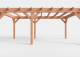 Constructiepakket plat dak | 6485x4105x2500mm | fijnbezaagd Douglas     CP-10.1032