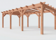 Constructiepakket plat dak | 7690x4105x2500mm | fijnbezaagd Douglas     CP-10.1036