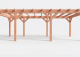 Constructiepakket plat dak | 8150x4105x2500mm | fijnbezaagd Douglas     CP-10.1037