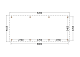 Constructiepakket plat dak | 9280x4105x2500mm | fijnbezaagd Douglas     CP-10.1040