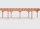 Constructiepakket plat dak | 12190x4105x2500mm | fijnbezaagd Douglas     CP-10.1043