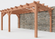 Constructiepakket aanbouwveranda | 5885x3260x2500mm links | fijnbezaagd Douglas     CP-10.2007