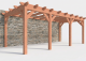 Constructiepakket aanbouwveranda | 7660x3260x2500mm | fijnbezaagd Douglas     CP-10.2016