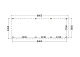 Constructiepakket aanbouwveranda | 8865x3260x2500mm links | fijnbezaagd Douglas     CP-10.2022