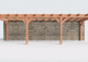 Constructiepakket aanbouwveranda | 9280x3260x2500mm | fijnbezaagd Douglas     CP-10.2024