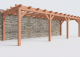 Constructiepakket aanbouwveranda | 9280x3260x2500mm | fijnbezaagd Douglas     CP-10.2024