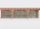 Constructiepakket aanbouwveranda | 11215x3260x2500mm | fijnbezaagd Douglas     CP-10.2027