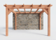 Constructiepakket aanbouwveranda | 4105x3905x2500mm | fijnbezaagd Douglas     CP-10.2051