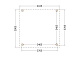 Constructiepakket aanbouwveranda | 4105x3905x2500mm | fijnbezaagd Douglas     CP-10.2051