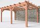 Constructiepakket aanbouwveranda | 5840x3905x2500mm rechts | fijnbezaagd Douglas     CP-10.2056
