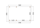 Constructiepakket aanbouwveranda | 5885x3905x2500mm links | fijnbezaagd Douglas     CP-10.2057
