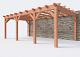 Constructiepakket aanbouwveranda | 7090x3905x2500mm rechts | fijnbezaagd Douglas     CP-10.2065