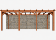Constructiepakket aanbouwveranda | 7690x3905x2500mm | fijnbezaagd Douglas     CP-10.2067