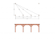 Constructiepakket aanbouwveranda | 7690x3905x2500mm | fijnbezaagd Douglas     CP-10.2067