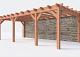 Constructiepakket aanbouwveranda | 8150x3905x2500mm rechts | fijnbezaagd Douglas     CP-10.2069
