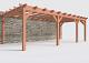 Constructiepakket aanbouwveranda | 8150x3905x2500mm rechts | fijnbezaagd Douglas     CP-10.2069