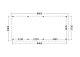 Constructiepakket aanbouwveranda | 8865x3905x2500mm rechts | fijnbezaagd Douglas     CP-10.2073
