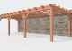 Constructiepakket aanbouwveranda | 9280x3905x2500mm | fijnbezaagd Douglas     CP-10.2074