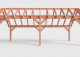 Constructiepakket kapschuur | 7660x3460x3445mm | fijnbezaagd Douglas    CP-20.1010