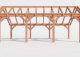 Constructiepakket kapschuur | 7690x3460x3445mm | fijnbezaagd Douglas    CP-20.1011