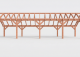 Constructiepakket kapschuur | 12190x3460x3445mm | fijnbezaagd Douglas    CP-20.1018